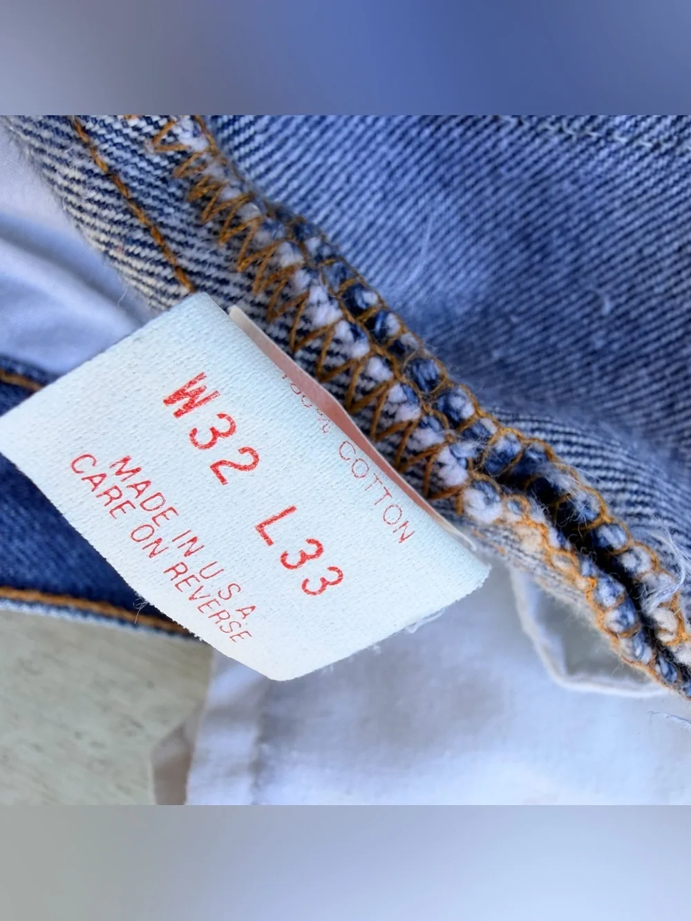 Vintage Levi’s 501 Jeans Made In USA 90s Button Fly 30x29